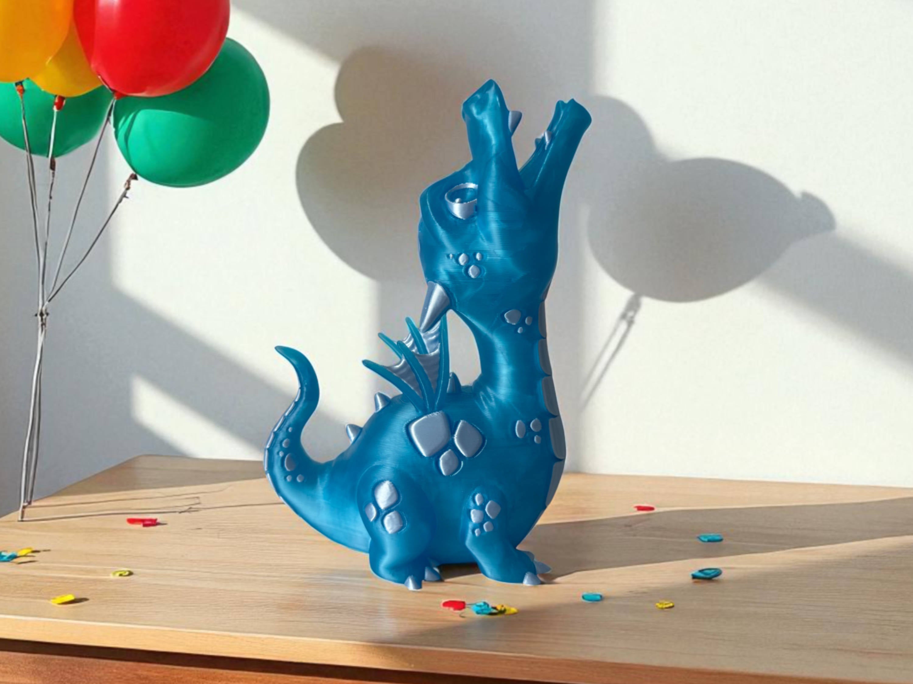 Dragon Sparkler Cake Topper – Fantasy Birthday Party Decoration, Firework Cake Topper, Magical Dragon Theme, Kids Party Decor