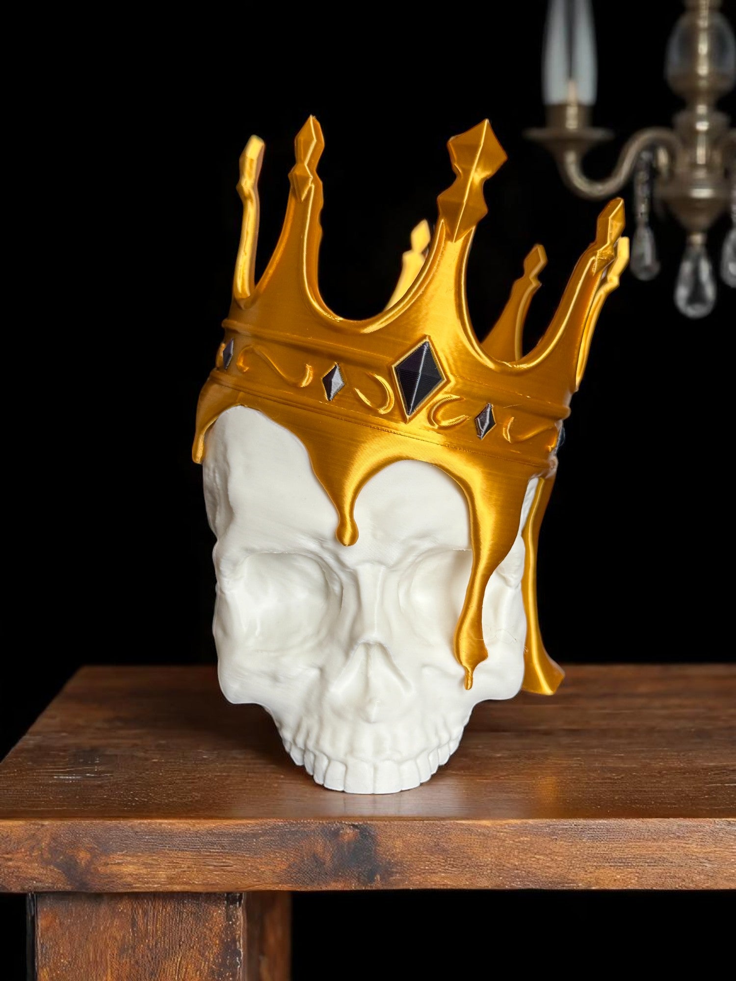 Dripping Crown Skull