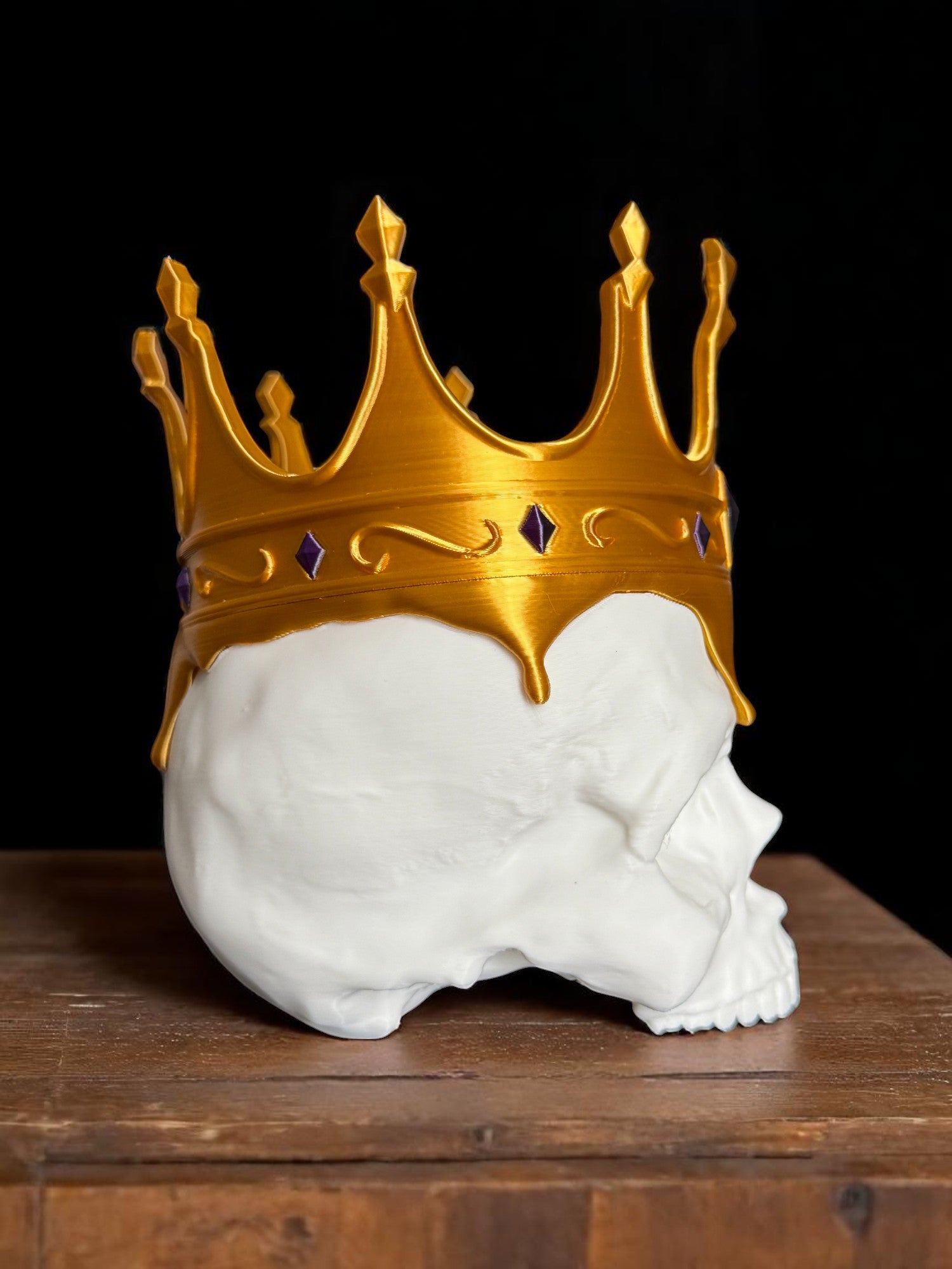 Dripping Crown Skull