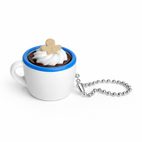 Hot Chocolate Fidget Clicker Keychain