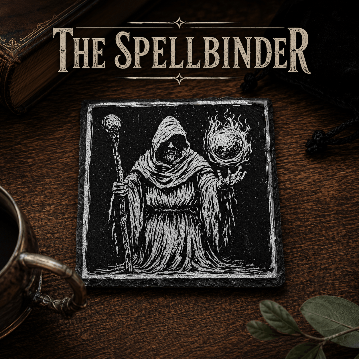Dungeons and Dragons Fantasy Slate Coasters