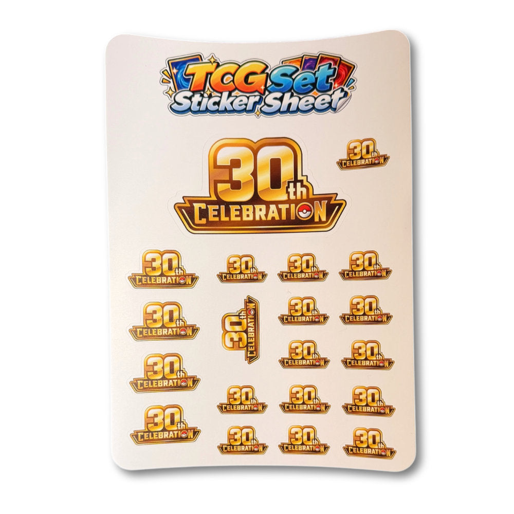 TCG Set Logo Sticker Sheet