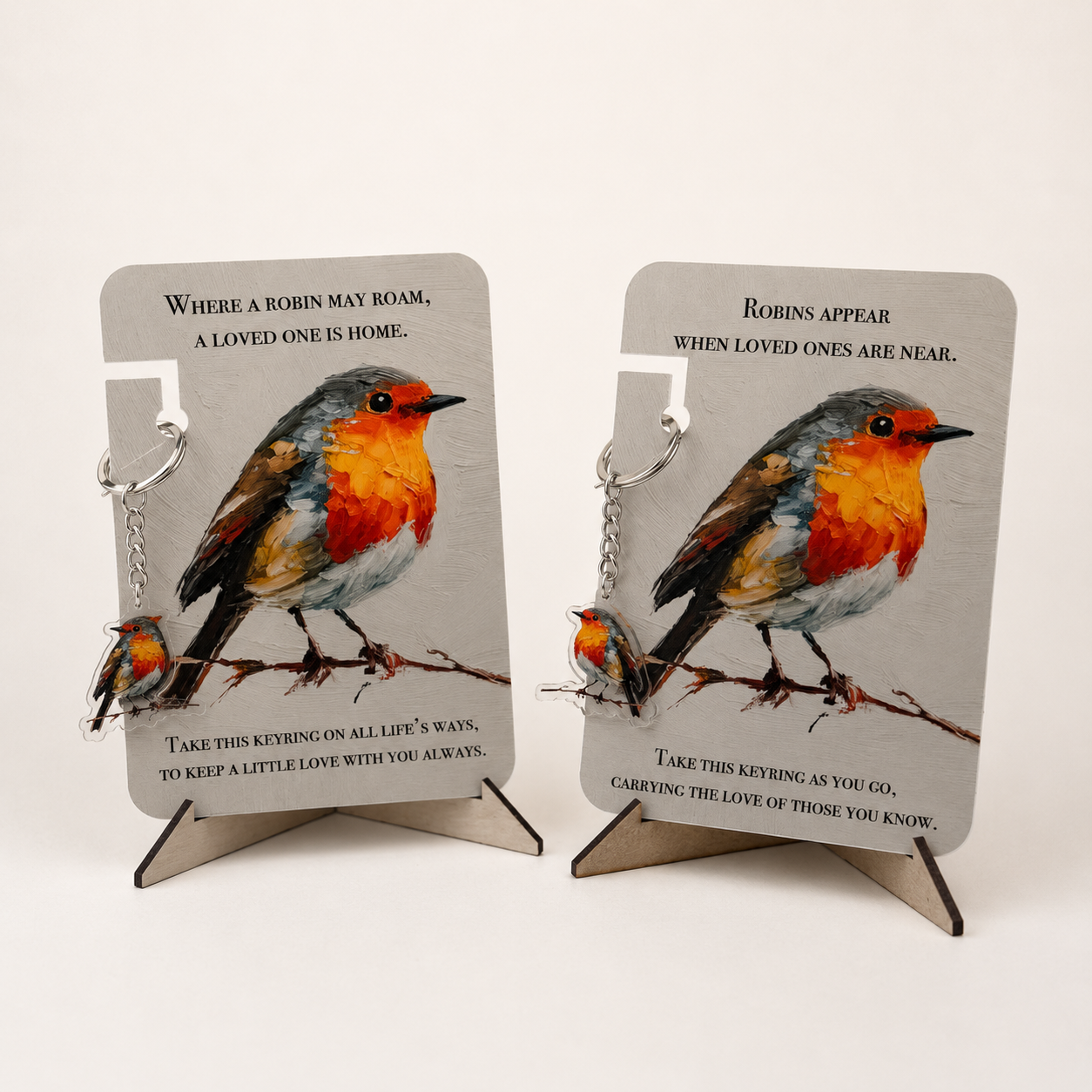 Keepsake & Keyring - Robbin