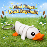 Flexible Duck Keychain