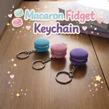 Macaron Fidget Keychain