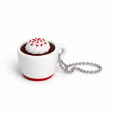 Hot Chocolate Fidget Clicker Keychain