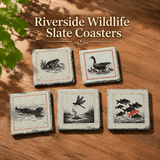Riverside Wildlife Slate Coasters