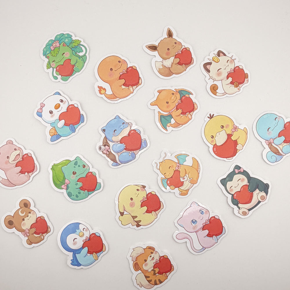 Mystery Pokemon Stickers