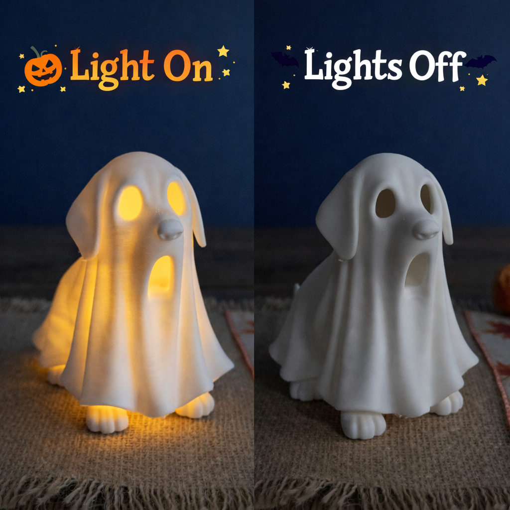 Halloween Ghost Dog Light