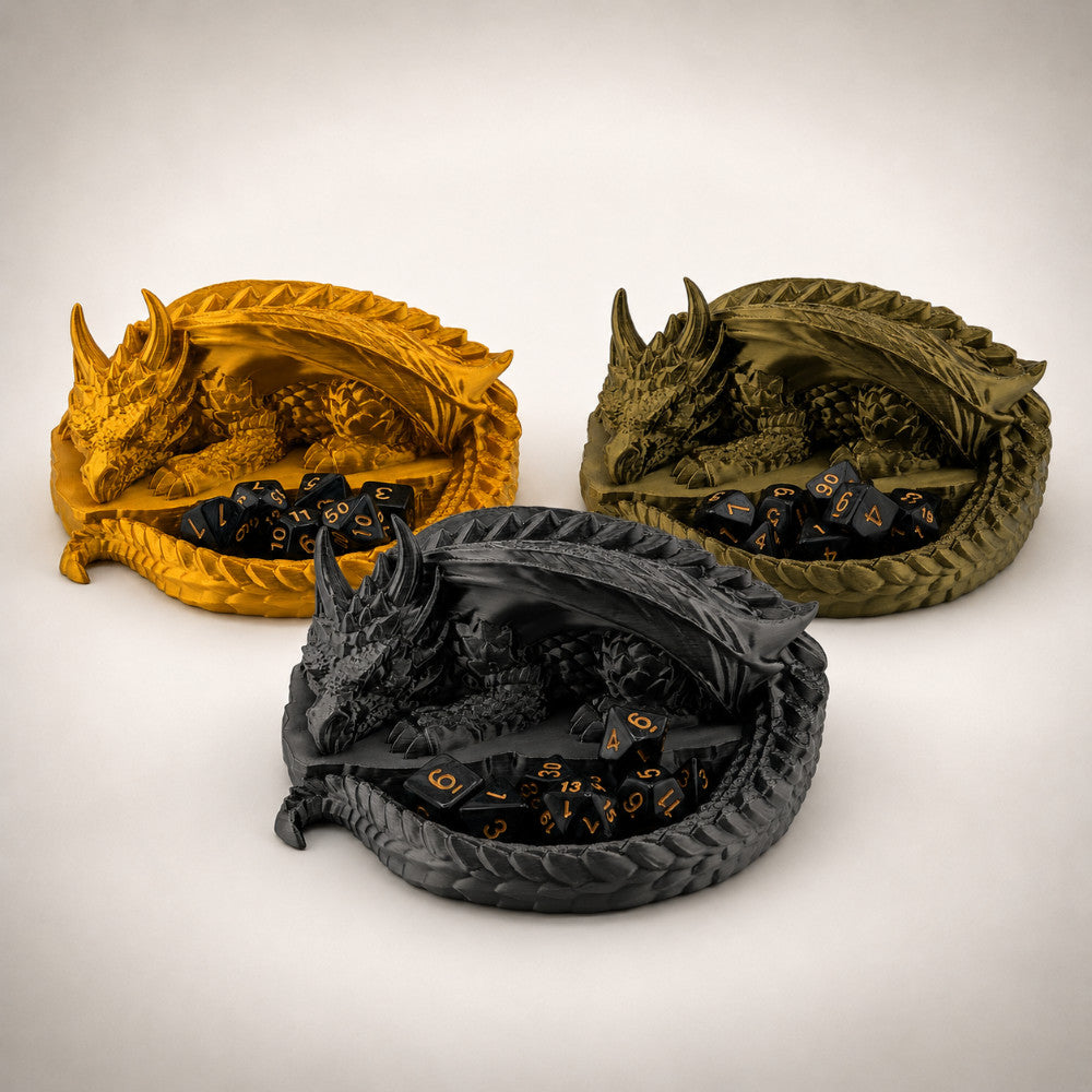 Snoozing Drake Dice Holders