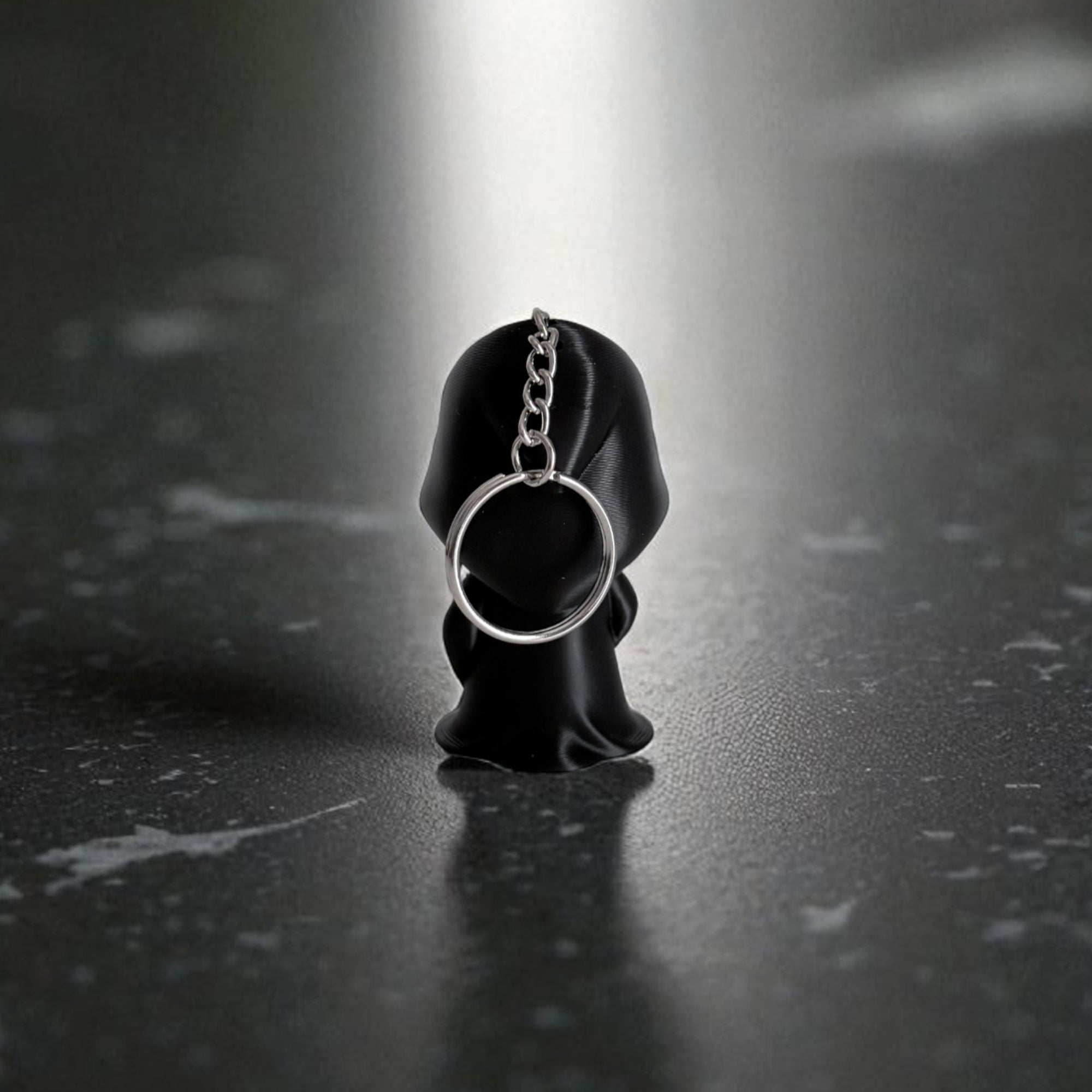 Grim Reaper Morning Coffee Mini Halloween Keychain