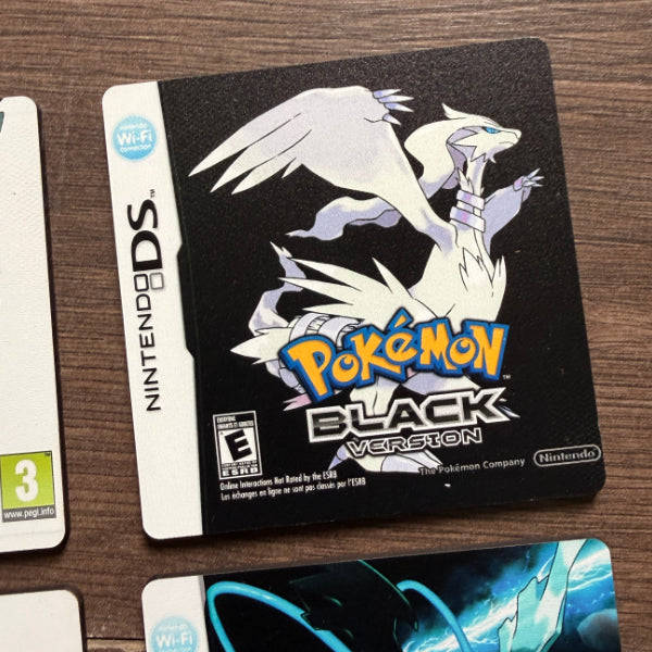 Pokémon Coasters Wooden Game Cover & Team Rocket Art