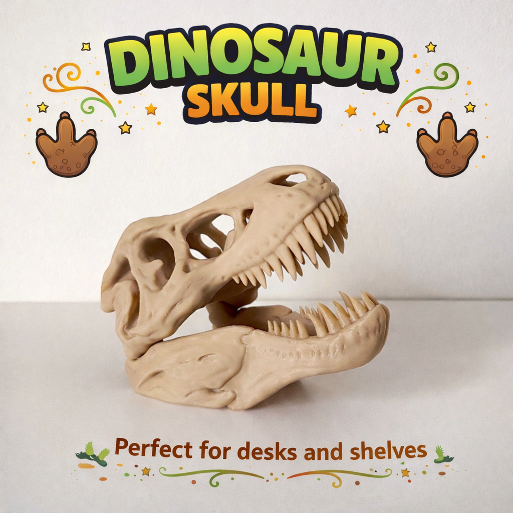 T-Rex Skull Display Piece