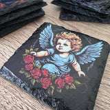 Gothic Tattoo Slate Coasters - Set of 4 #1