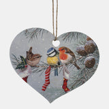 Decoupage Hanging Hearts