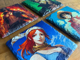One Piece Slate Coasters - Set of 4