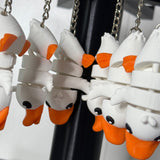 Flexible Duck Keychain