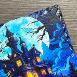 Halloween Slate Coasters - Haunted Mansion