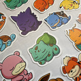 Sleeping Pokémon Stickers
