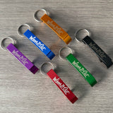 Custom Engraved Bottle Opener Keychain - Add your Logo, Web Address, Text