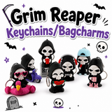 Grim Reaper Gaming Mini Halloween Keychain/Bagcharm