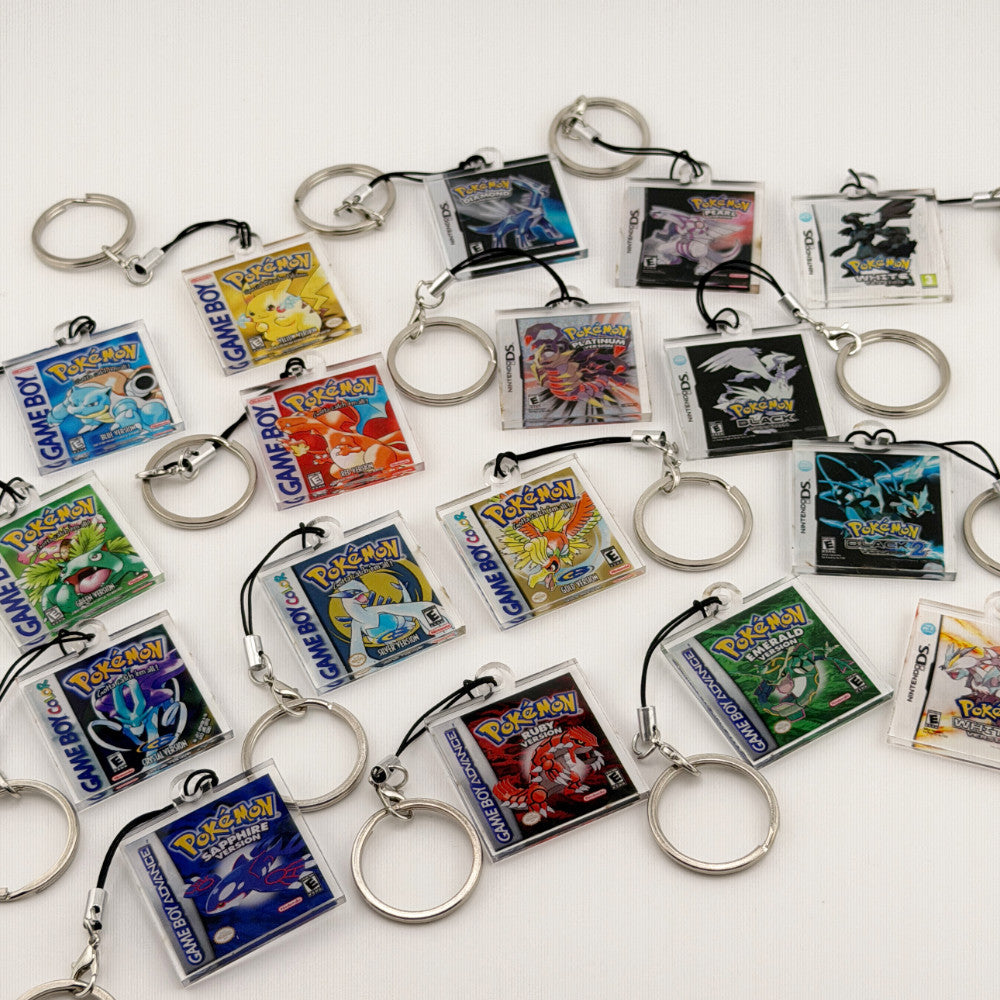 Pokémon Game Boy Art Keyring