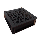 Slate Coaster Gift Box - Black Wood
