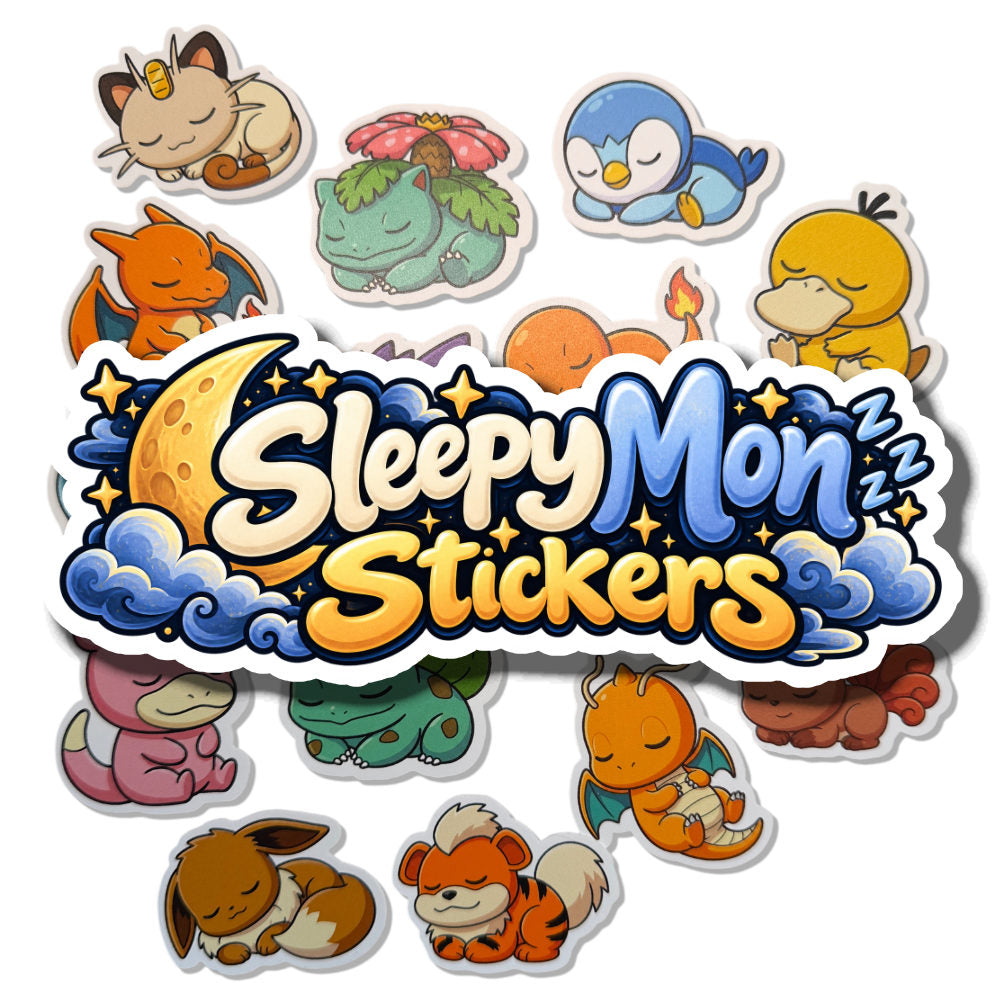 Sleeping Pokémon Stickers