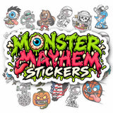 Monster Mayhem Stickers
