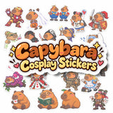 Capybara Cosplay Stickers