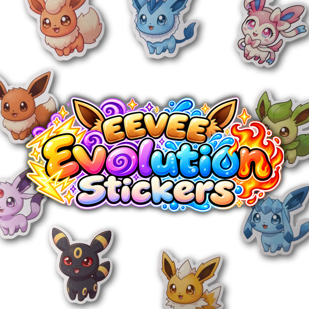 Eevee Evolutions Stickers