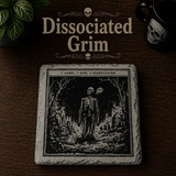 Grim Laughs Slate Coasters