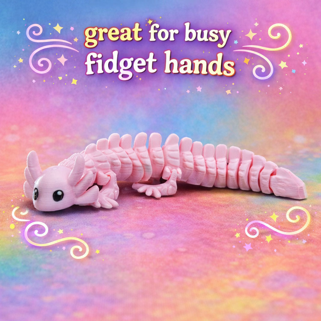 Flexi Fidget - Axolotl