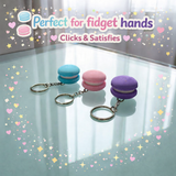 Macaron Fidget Keychain