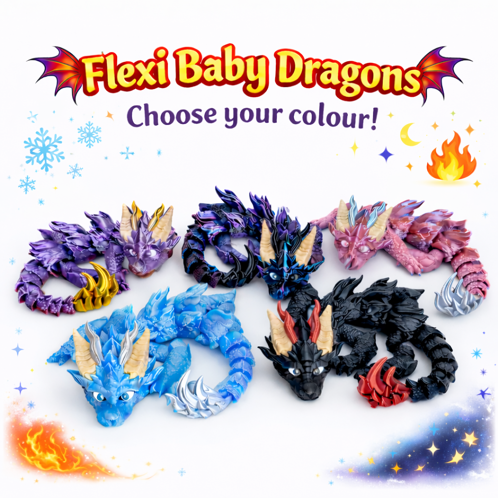 Flexi Fidget - Baby Dragon