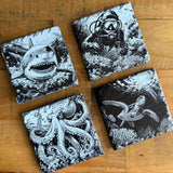 Under the Sea Slate Coasters - Set of 4