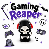 Grim Reaper Gaming Mini Halloween Keychain/Bagcharm