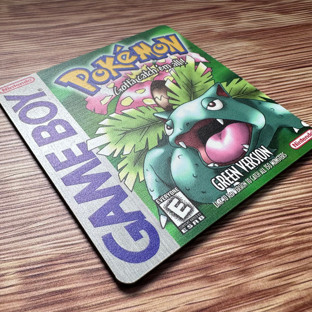 Pokémon Gameboy Cover & Team rocket Wooden Coasters