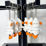 Flexible Duck Keychain