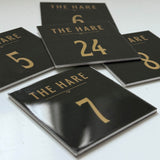 Gloss Table Numbers - Restaurant, Cafes, Bars.