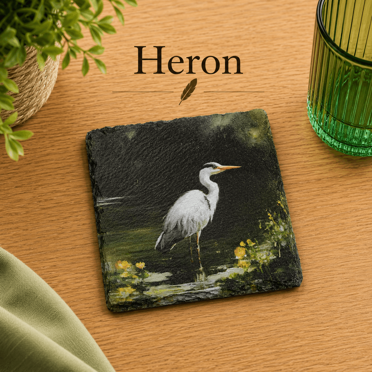 Wings of the Wild Slate Coasters