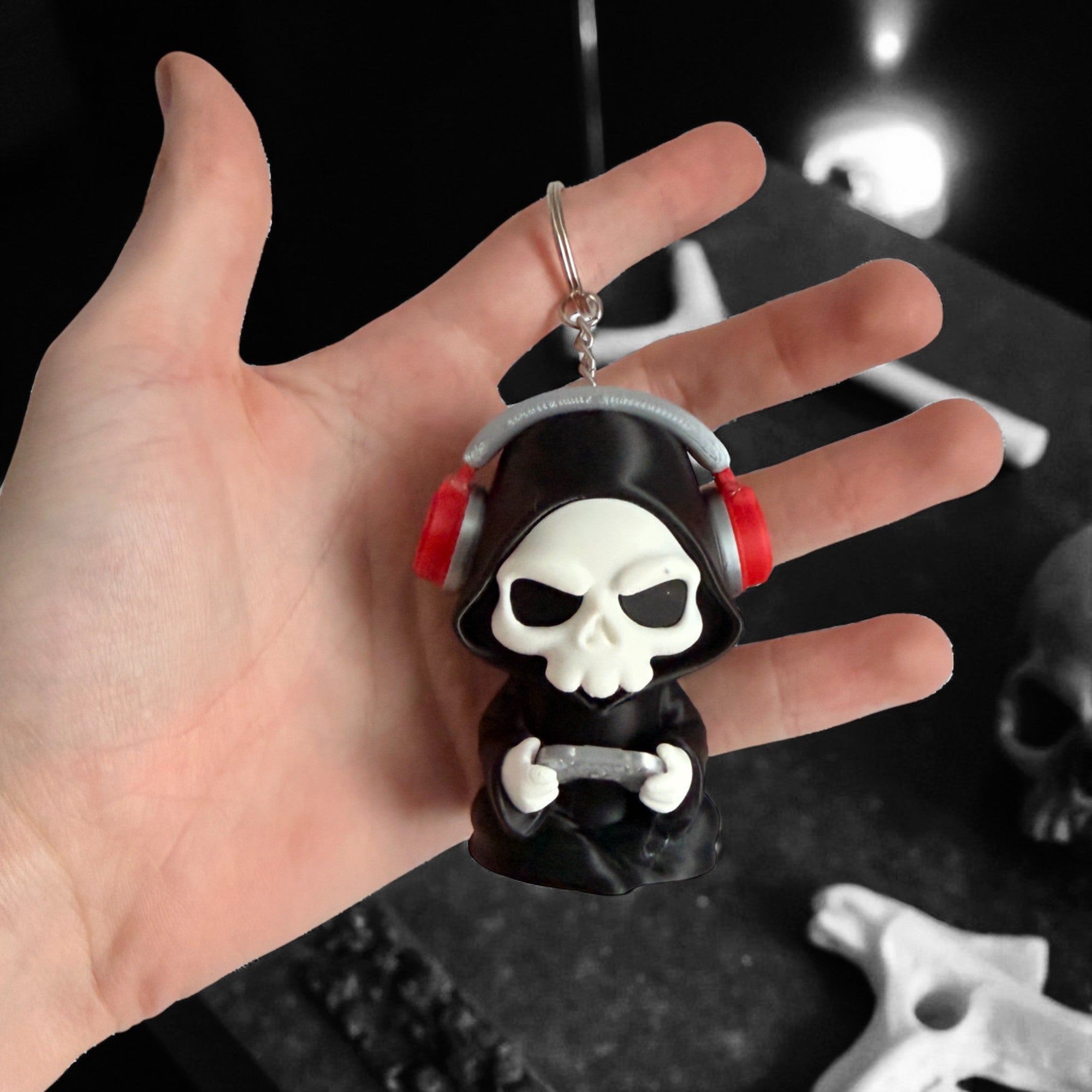 Grim Reaper Gaming Mini Halloween Keychain