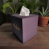 Achoo Tissue Box Cover - Burgundy