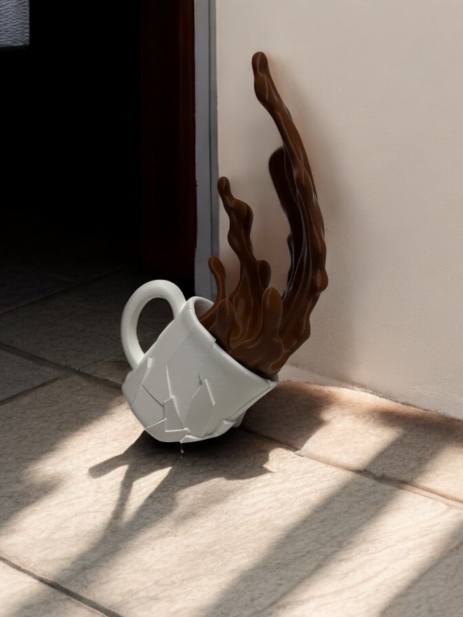 Falling Coffee Display Piece