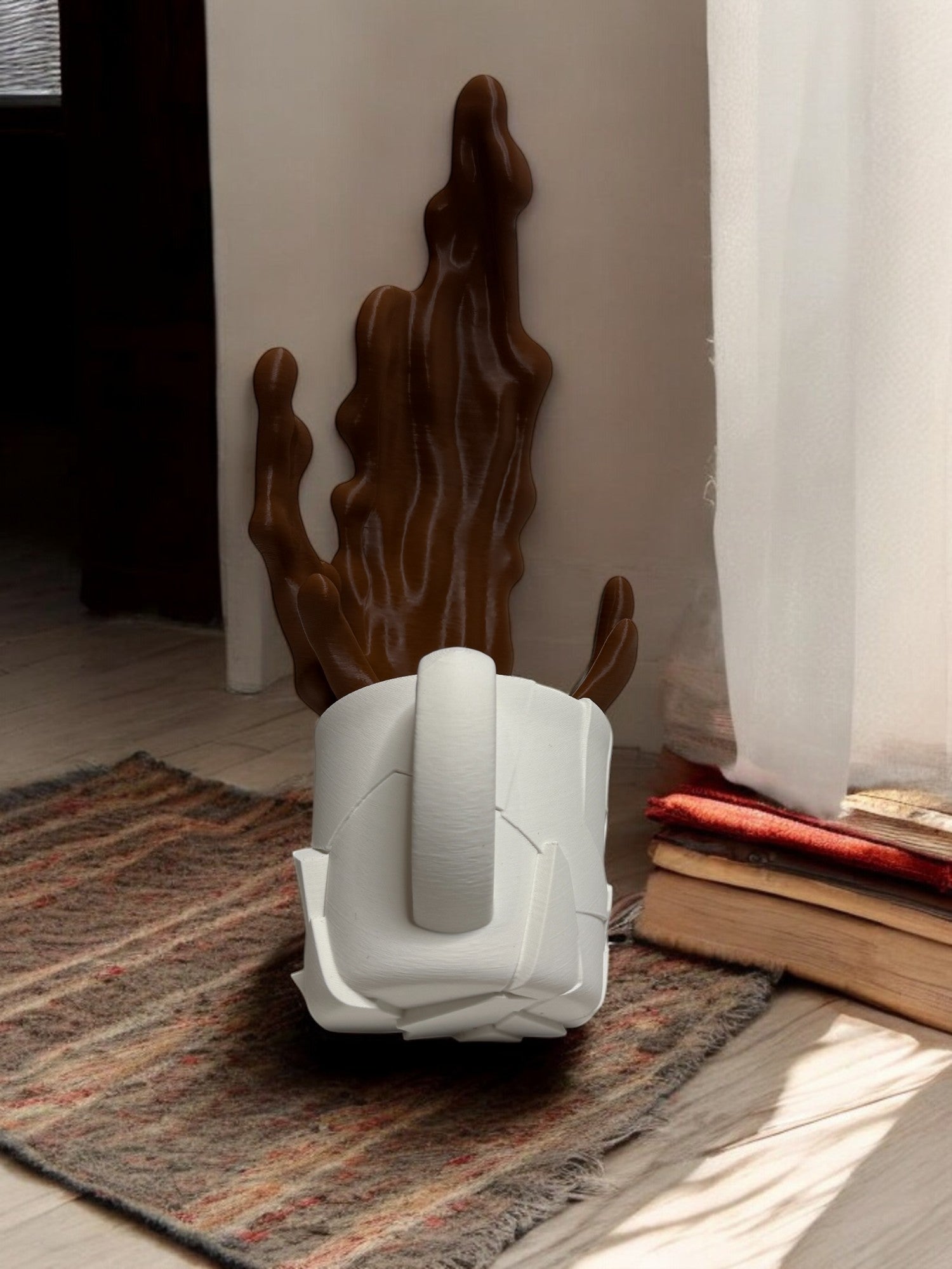 Falling Coffee Display Piece