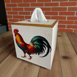 Cockerel Tissue Box Cover
