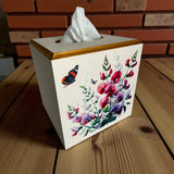 Sweet Pea Tissue Box Cover