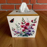 Sweet Pea Tissue Box Cover