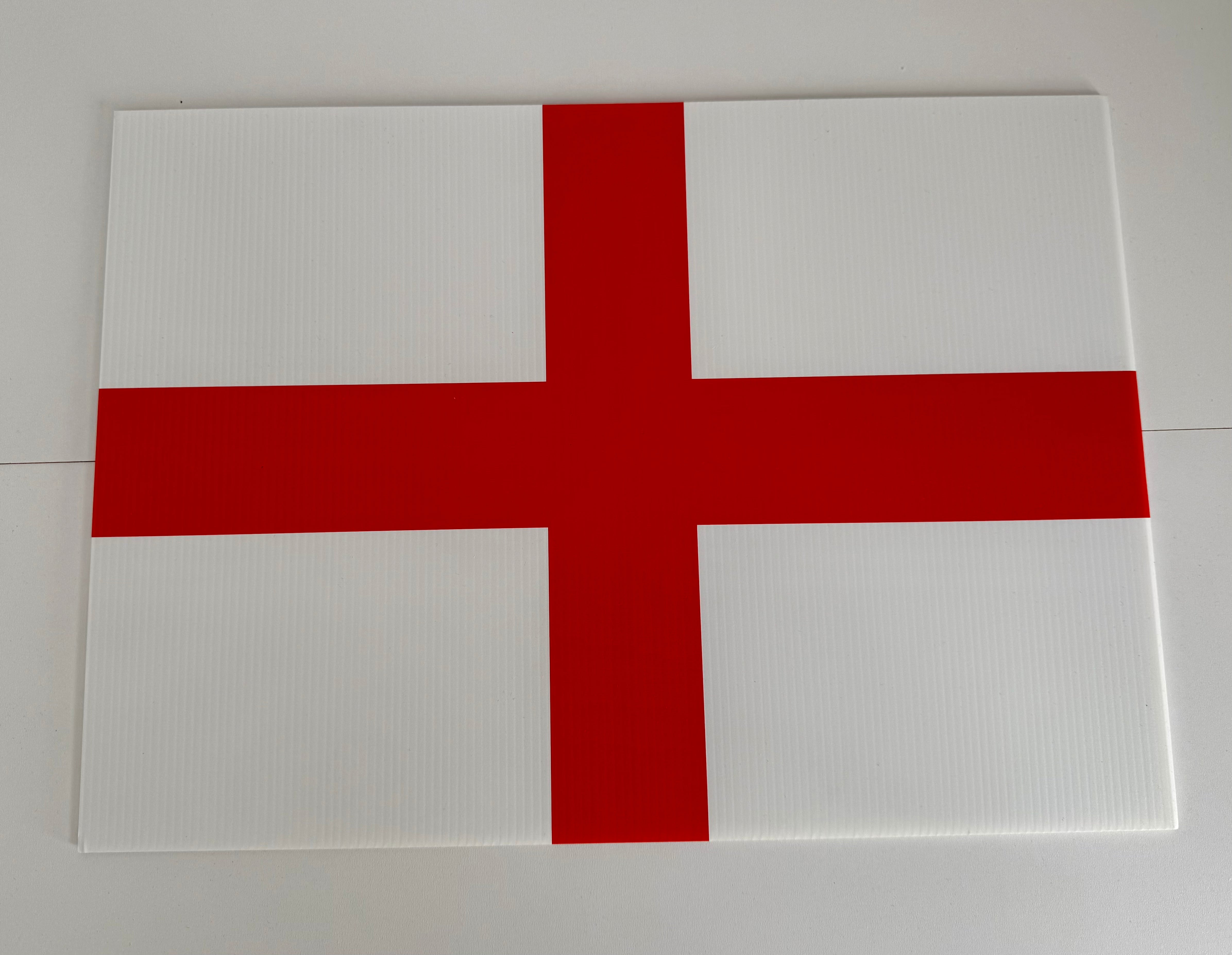 A3 St Georges England Flag Print