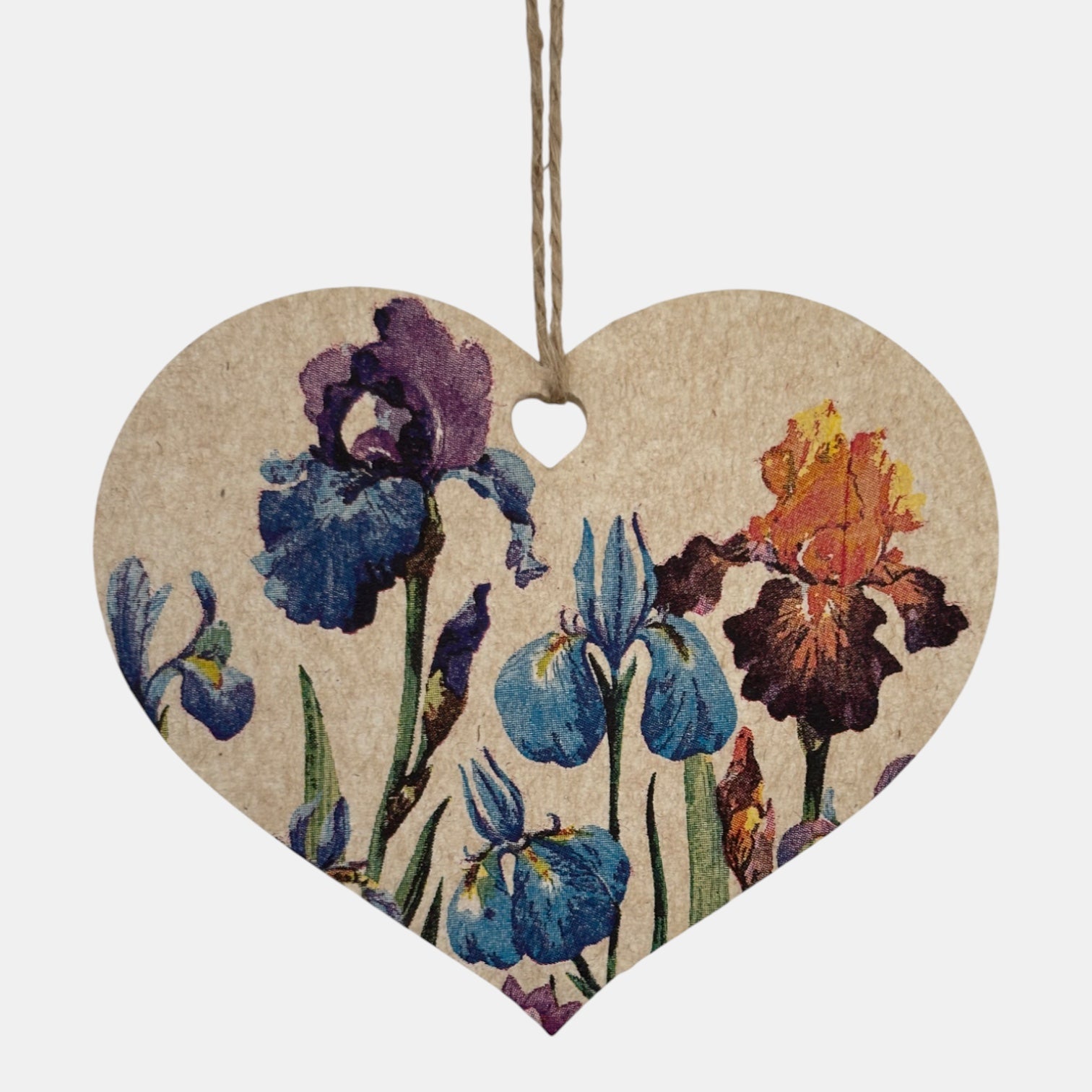 Decoupage Hanging Hearts